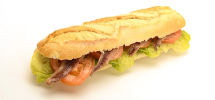 Bocadillo de anchoas